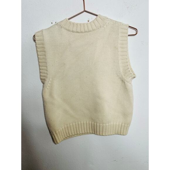 PHILOSOPHY DI LORENZO SERANFINI White Black Rhinestone Studded Wool Sweater US 6 - Picture 4 of 15